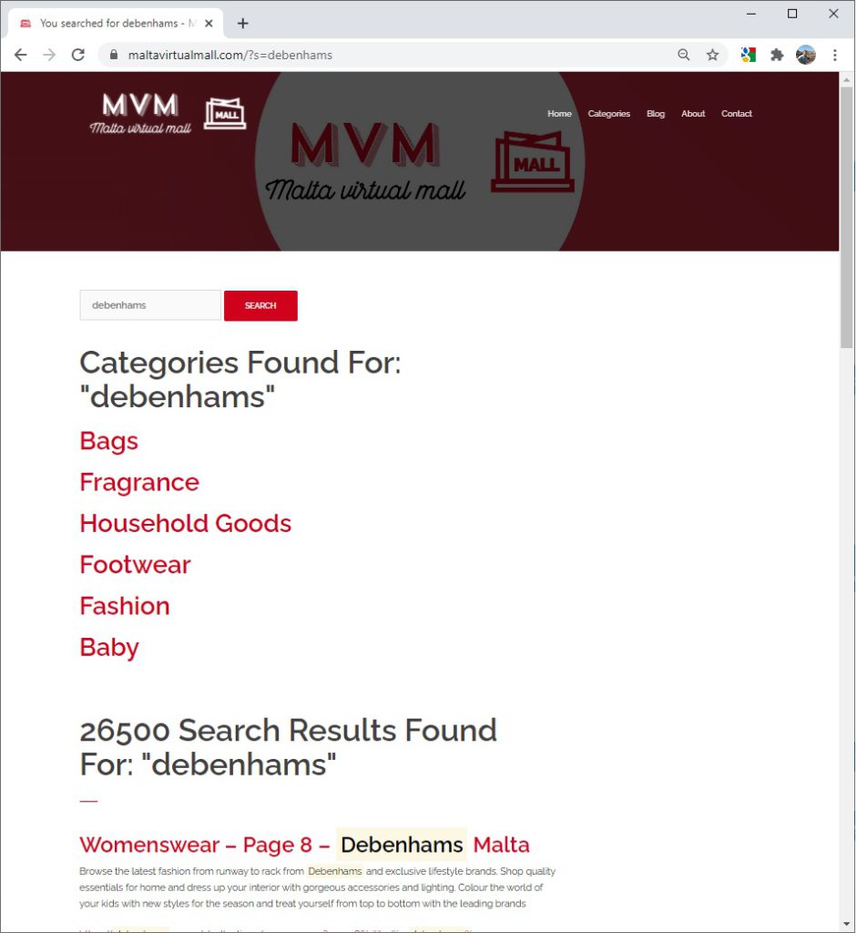MVM Search Results - Debenhams