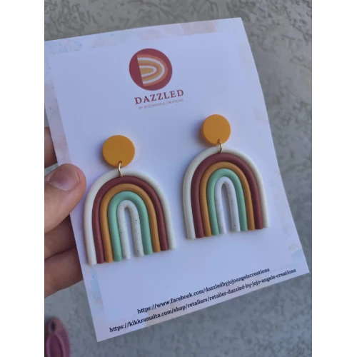 Dazzled Collections - Rainbow earrings - Christmas 2022