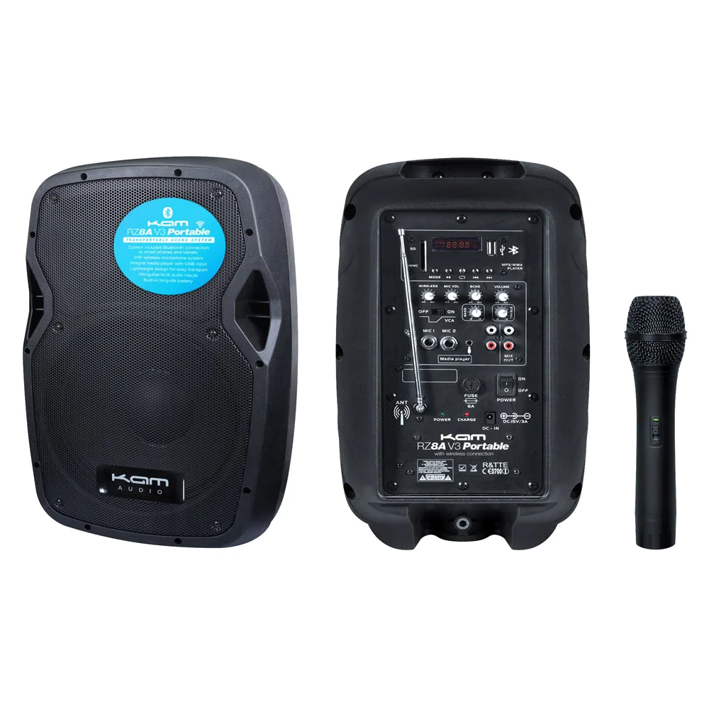 Band Aid Music Xmas 2023 KAM Portable 8" Speaker Bluetooth